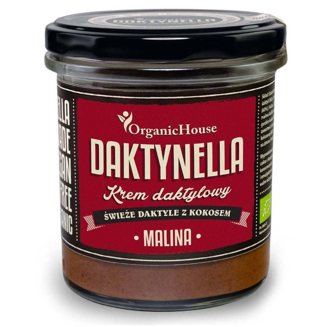 Kokos- und Dattel-Himbeercreme, glutenfrei, BIO 280 g – Organichouse (Dattel)