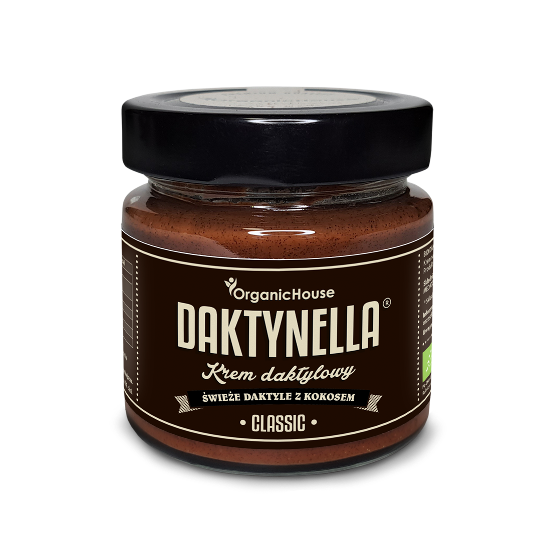 KOKOSNUSS- UND DATTELCREME KLASSISCH GLUTENFREI BIO 190 g - ORGANICHOUSE (DATTE)