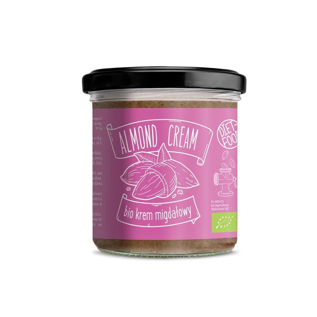 BIO geröstete Mandelcreme 300 g – Diätnahrung