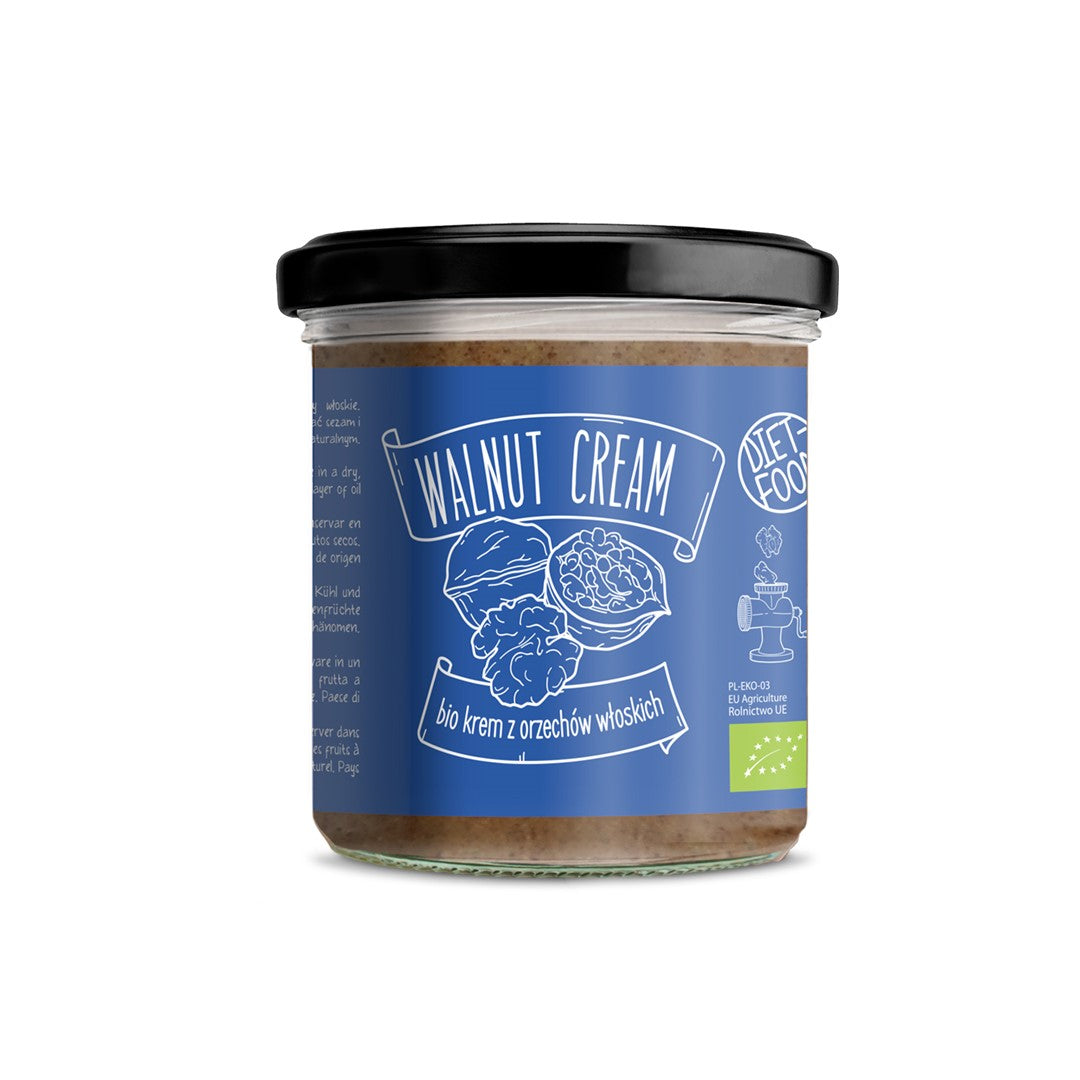 CREME AUS GERÖSTETEN WALNÜSSEN BIO 300 g - DIÄT-NAHRUNG