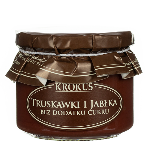 ERDBEEREN UND ÄPFEL OHNE ZUCKERZUSATZ 310 g - KROKKUS