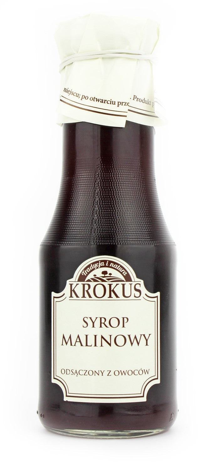 GLUTENFREIER HIMBEERSIRUP 355 g (280 ml) – KROKKUS