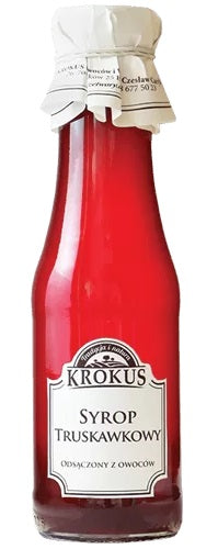 GLUTENFREIER ERDBEERSIRUP 355 g (280 ml) – KROKKUS