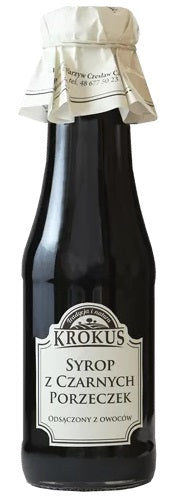 GLUTENFREIER SCHWARZER JOHANNISBEERE SIRUP 355 g (280 ml) – KROKKUS