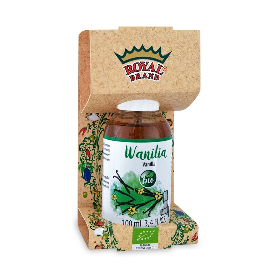VANILLE IM BIO-Zerstäuber 100 ml – königliche Marke