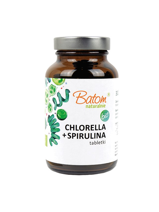 CHLORELLA + SPIRULINA BIO 240 TABLETTEN - BATOM