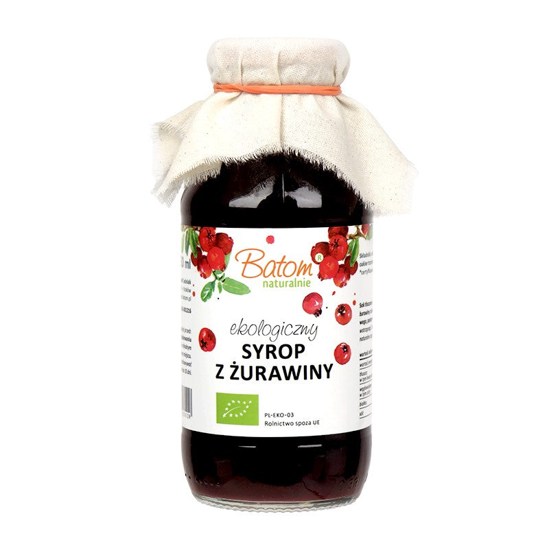 BIO CRANBERRY SIRUP 330 ml - BATOM