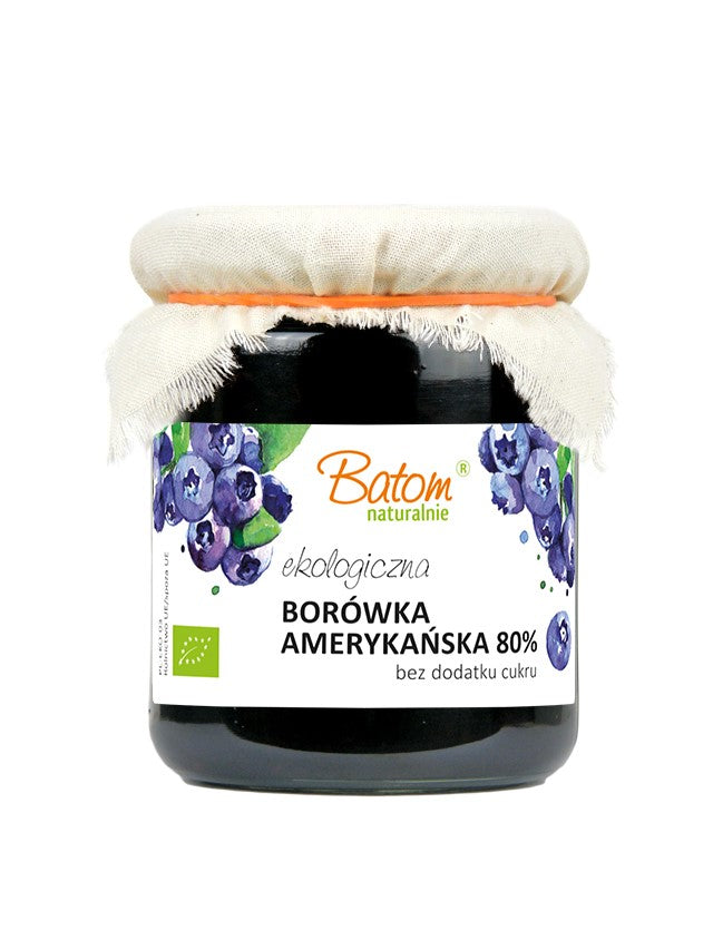 HEIDELBEERE 80 % BIO 260 g – BATOM