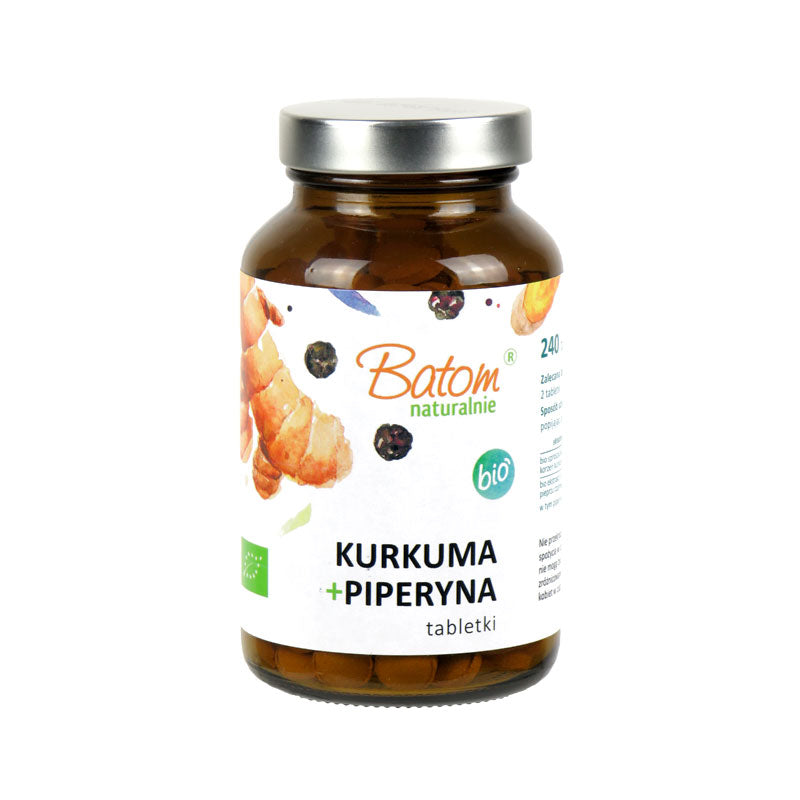 KURKUMA + BIO PIPERIN 240 TABLETTEN - BATOM