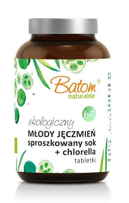 JUNGES GERSTENSAFTPULVER + CHLORELLA BIO 240 TABLETTEN - BATOM