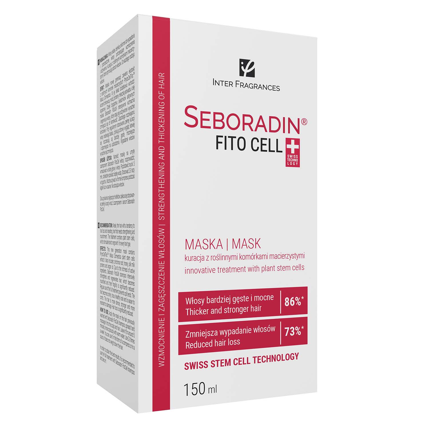 INTER FRAGRANCES - Seboradin Fitocell, Maske, 150 ml