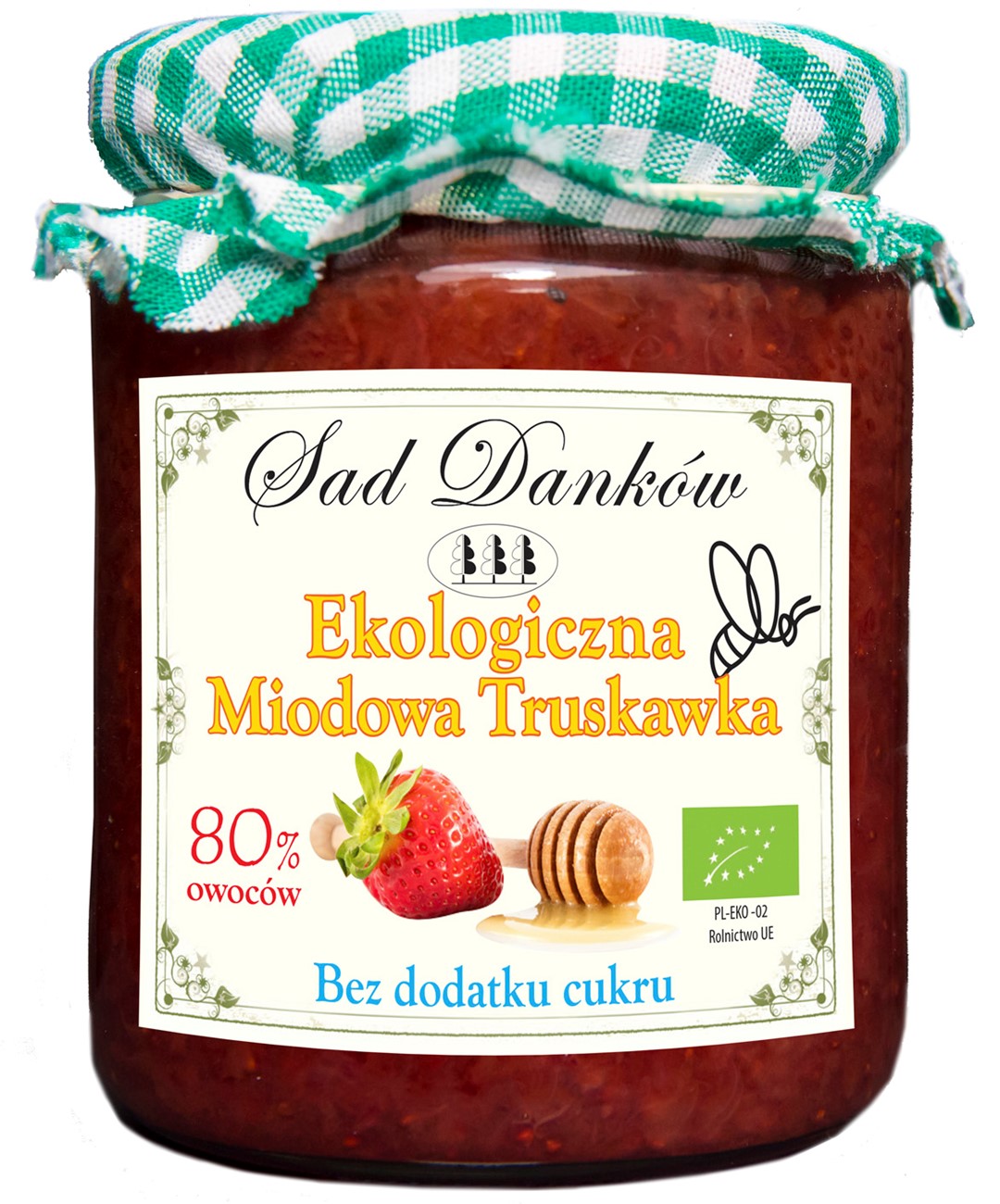 HONIG ERDBEERE BIO 260 g - SAD DANKÓW
