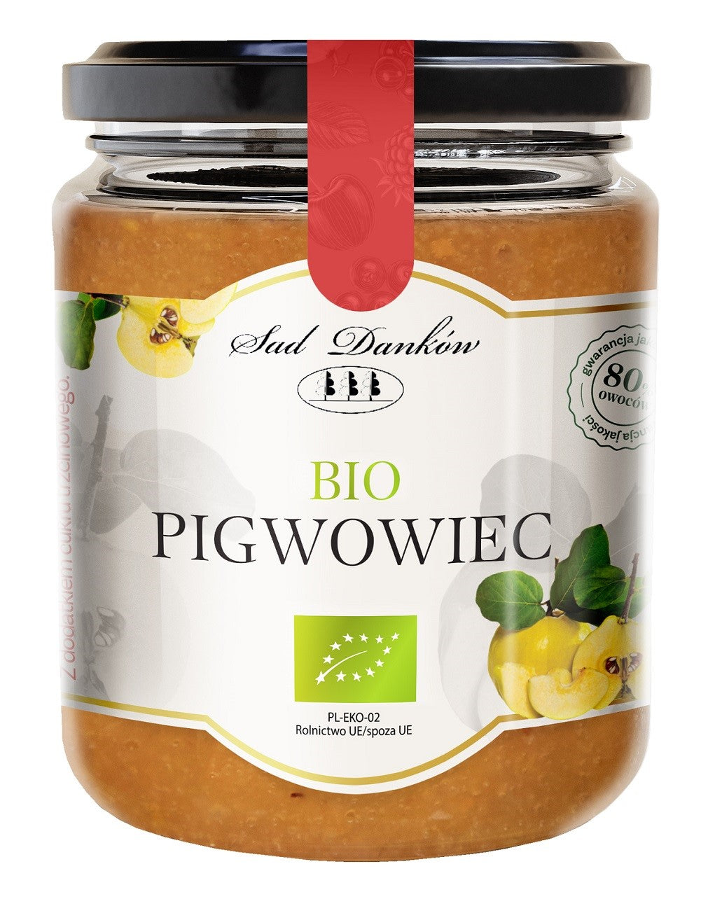 QUITTE 80 % MIT BIO-ROHRZUCKER 250 g - SAD DANKÓW