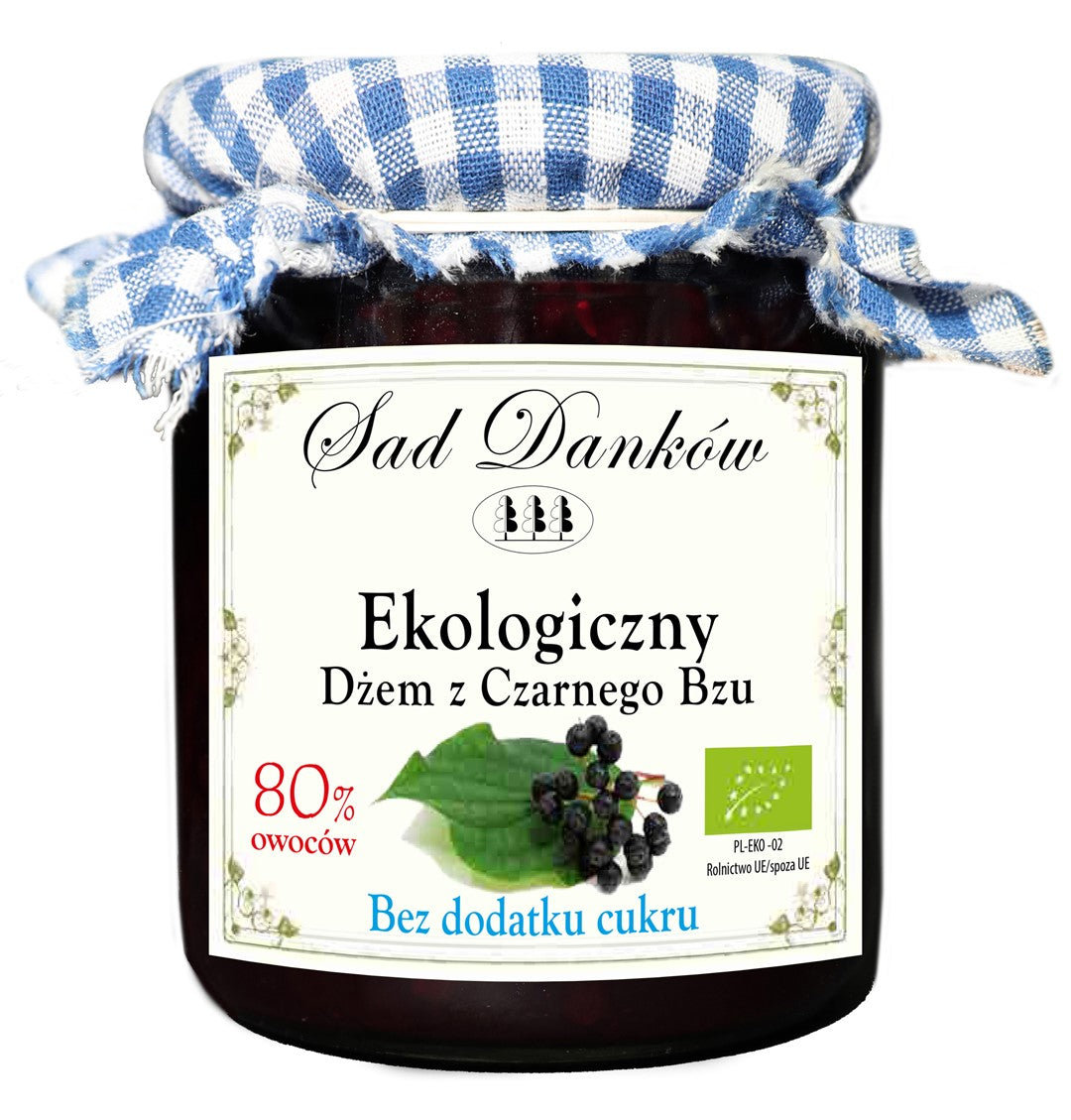 SCHWARZER HOLUNDER 80 % BIO 260 g - SAD DANKÓW