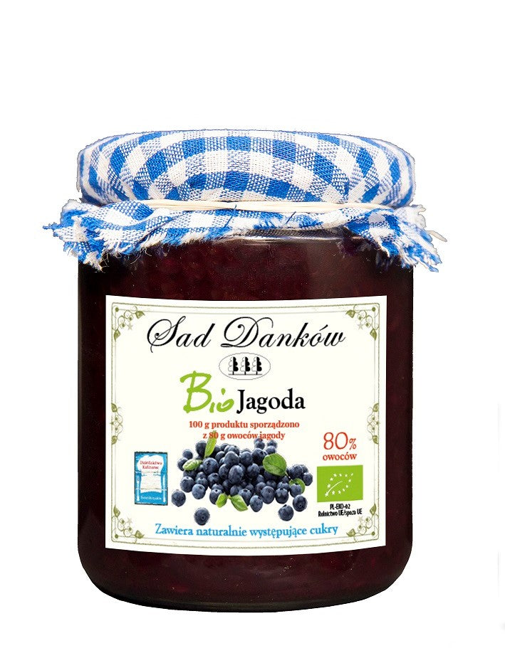 HEIDELBEERE 80 % BIO 260 g - SAD DANKÓW