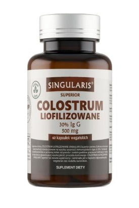 SINGULARIS - Singularis Colostrum gefriergetrocknet 30 % Ig G 500 mg, 60 Kapseln