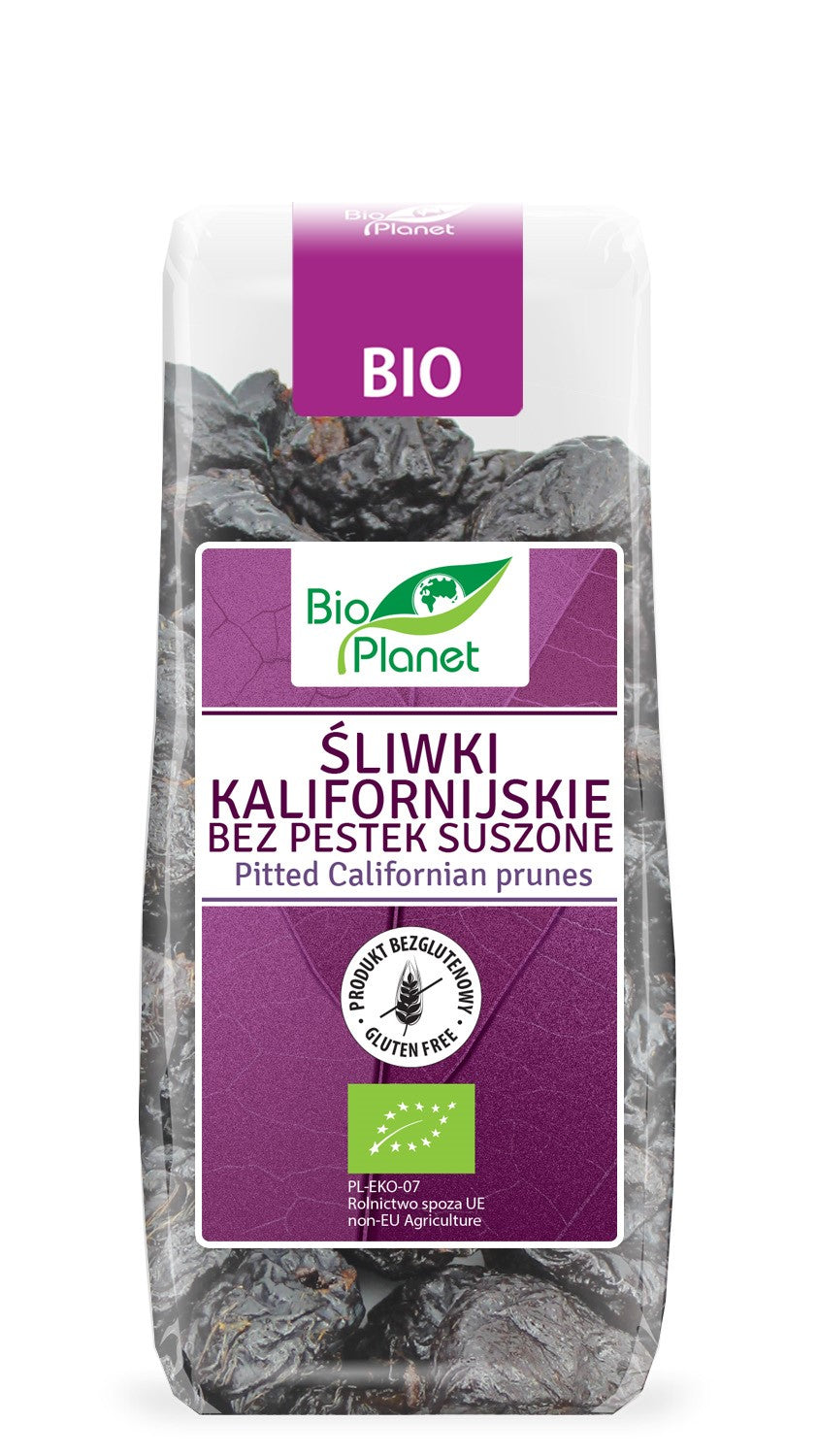 KALIFORNISCHE GETROCKNETE PFLAUMEN, GLUTENFREI, BIO 200 g - BIO PLANET
