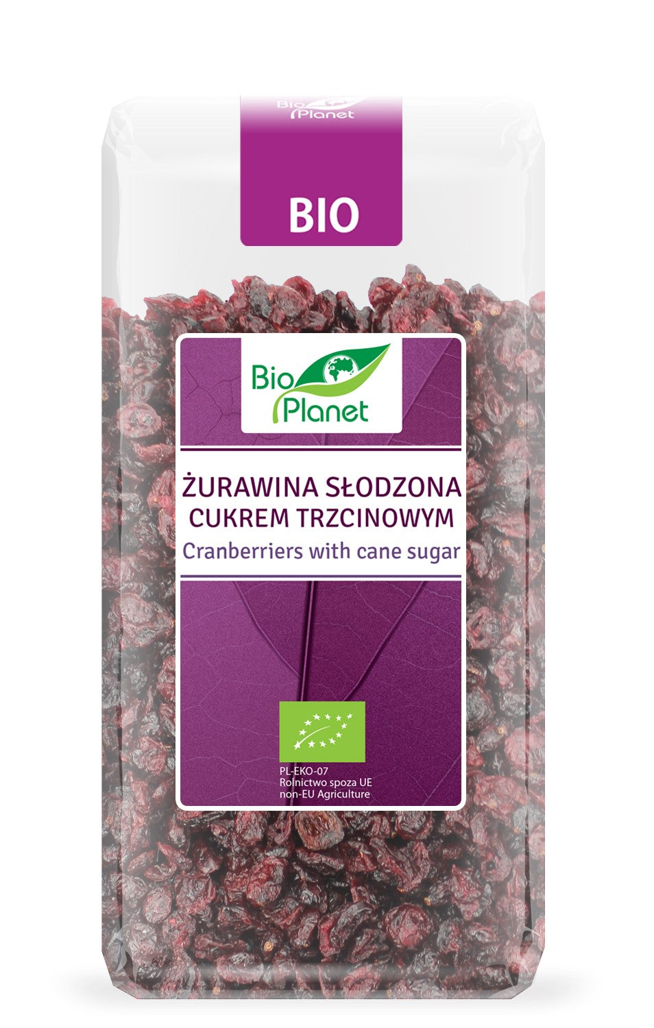 MIT BIO-ROHRZUCKER GESÜSSTE PREISBEEREN 400 g - BIO PLANET