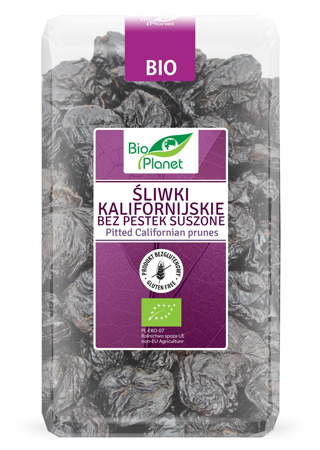 KALIFORNISCHE GETROCKNETE PFLAUMEN, GLUTENFREI, BIO 1 kg - BIO PLANET