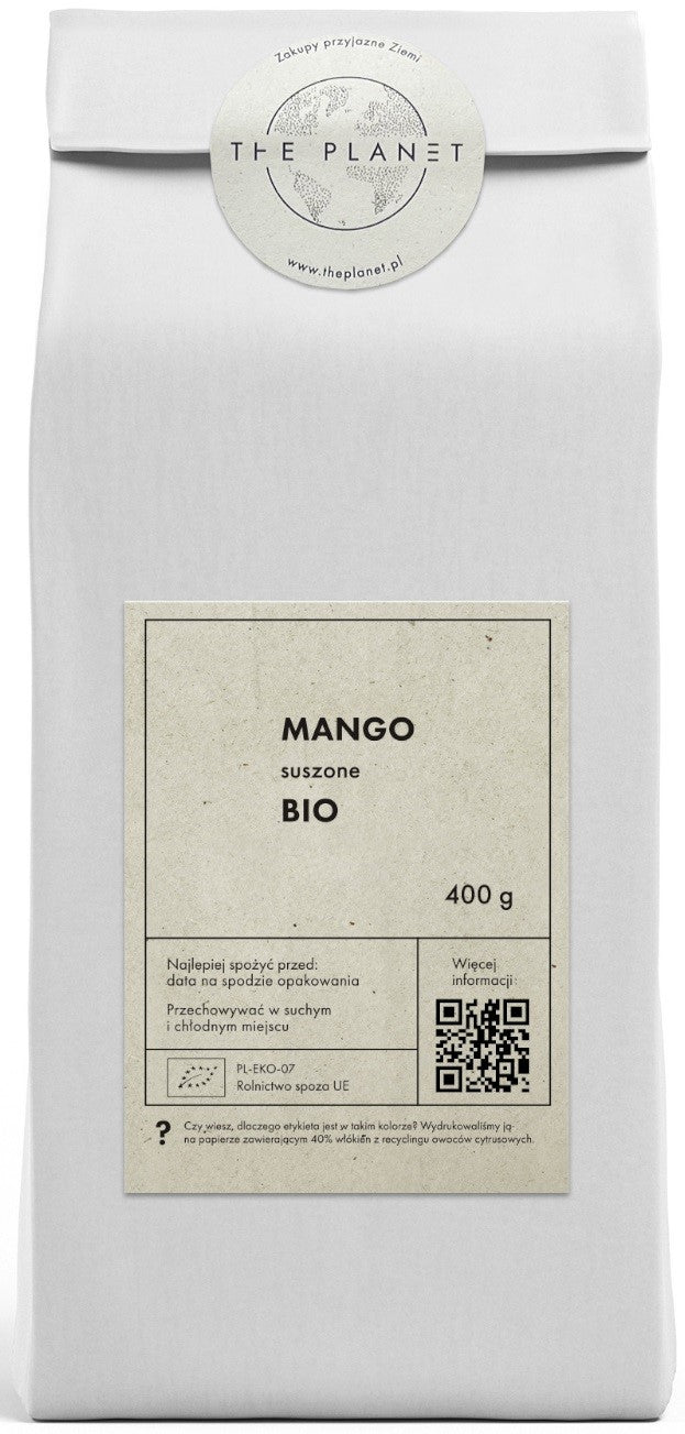 GETROCKNETE BIO-MANGO 400 g - DER PLANET