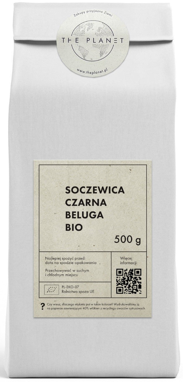 SCHWARZE BELUGA-LINSEN BIO 500 g - THE PLANET