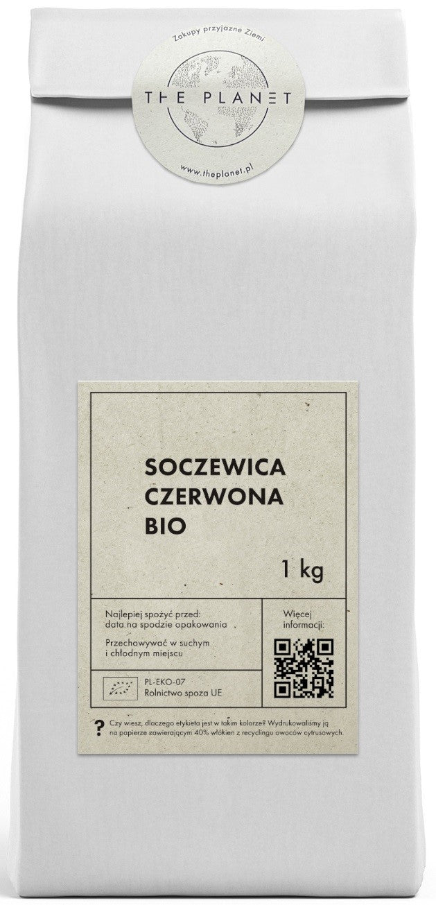 ROTE LINSEN, BIO, 1 kg - THE PLANET