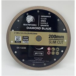 DIAMANTSCHEIBE 200 mm SLIM CUT INDIAN PROFESSIONAL