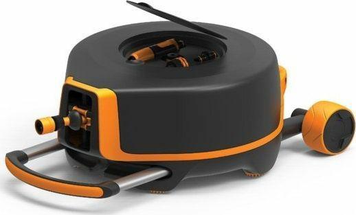 FISKARS AUTOMATISCHE TROMMEL MIT XL-SCHLAUCH MIT RÄDERN