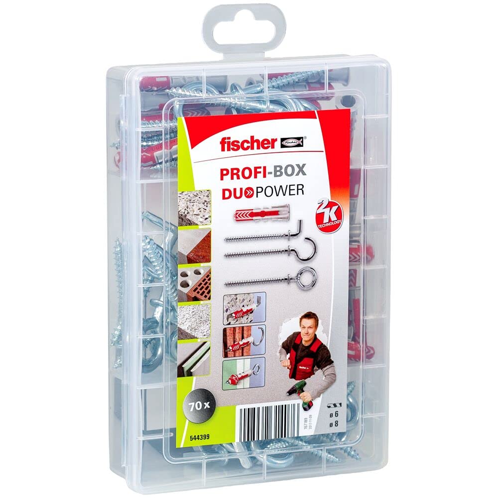 FISCHER PROFIBOX DUOPOWER PIN-SET + HAKEN