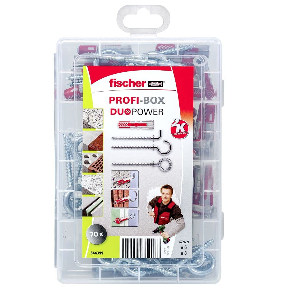 FISCHER PROFIBOX DUOPOWER PIN-SET + HAKEN