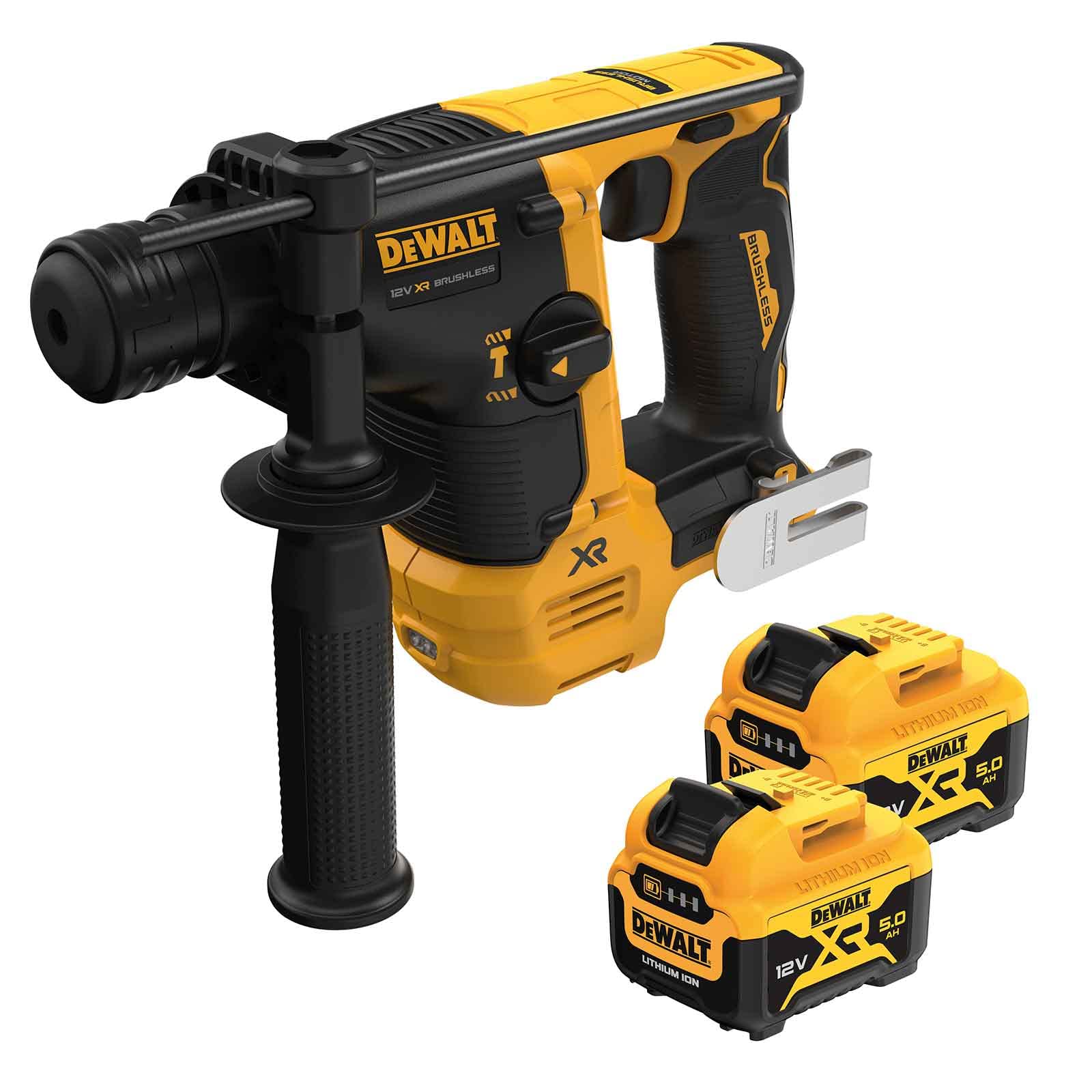 DEWALT BOHRSCHLAG 12V 1,1J BOHRUNG 2x5,0Ah DCH072P2