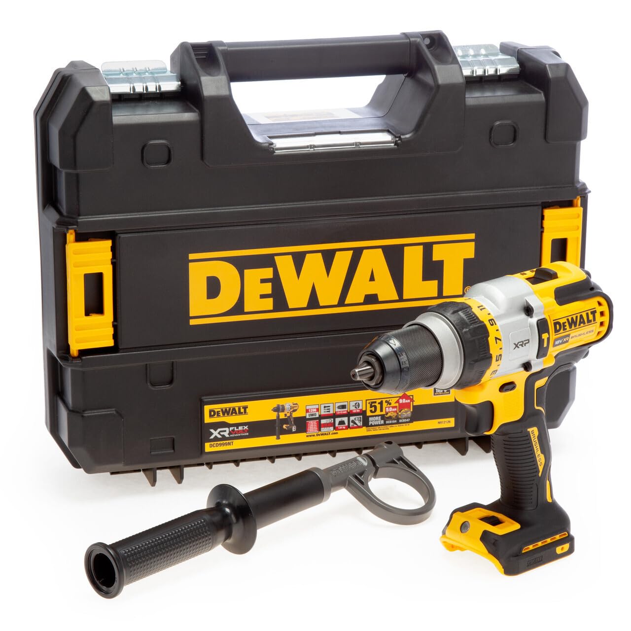 DEWALT SCHLAGBOHRER/ANGETRIEBEN 18V FLEXVOLT ADVANTAGE DCD999NT