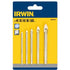 IRWIN GLASBOHRER BOHRER-SET 5-tlg. (4,5,6,8,10 mm)