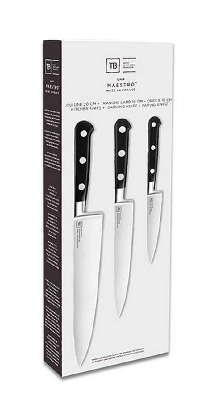 TARRERIAS-BONJEAN 3-teiliges Messerset Maestro GB