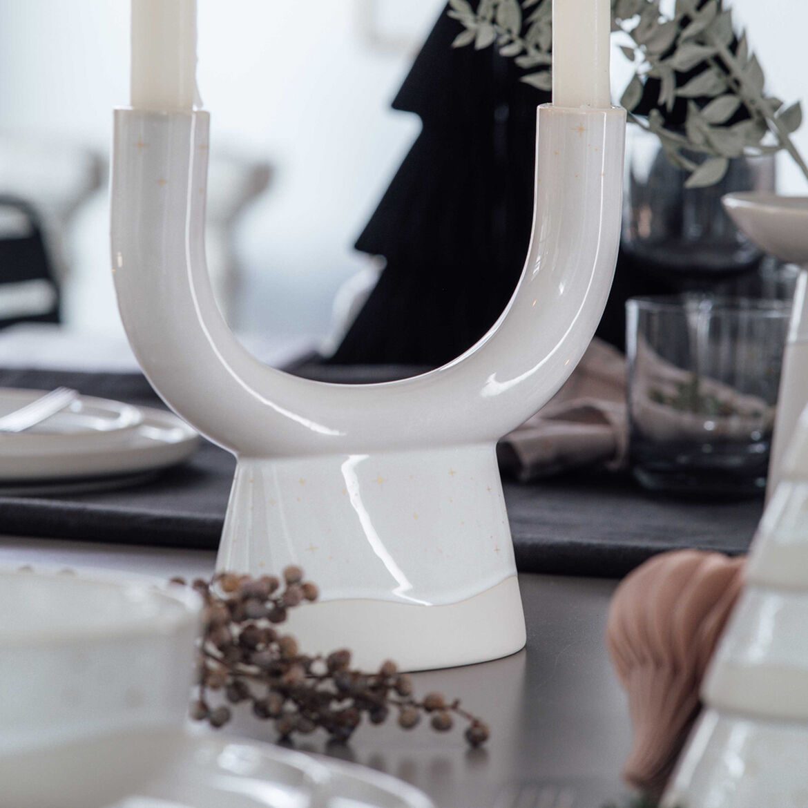 VILLEROY & BOCH Doppel-Kerzenhalter Winter Glow