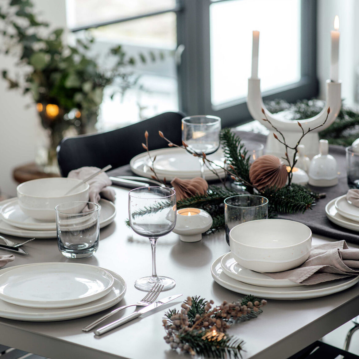 VILLEROY & BOCH Doppel-Kerzenhalter Winter Glow