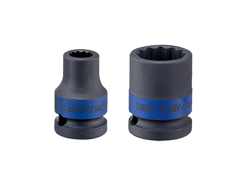 KING TONY KURZSCHLAG-STECKSCHLUSS 3/4" 32 mm x 57 mm, 12 Stück