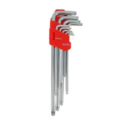 AWTOOLS TORX-SCHLÜSSEL BLACK LINE SEHR LANG 9-tlg