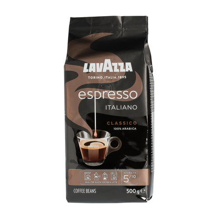 Lavazza Caffe Espresso Italiano Classico Kaffeebohnen 500g