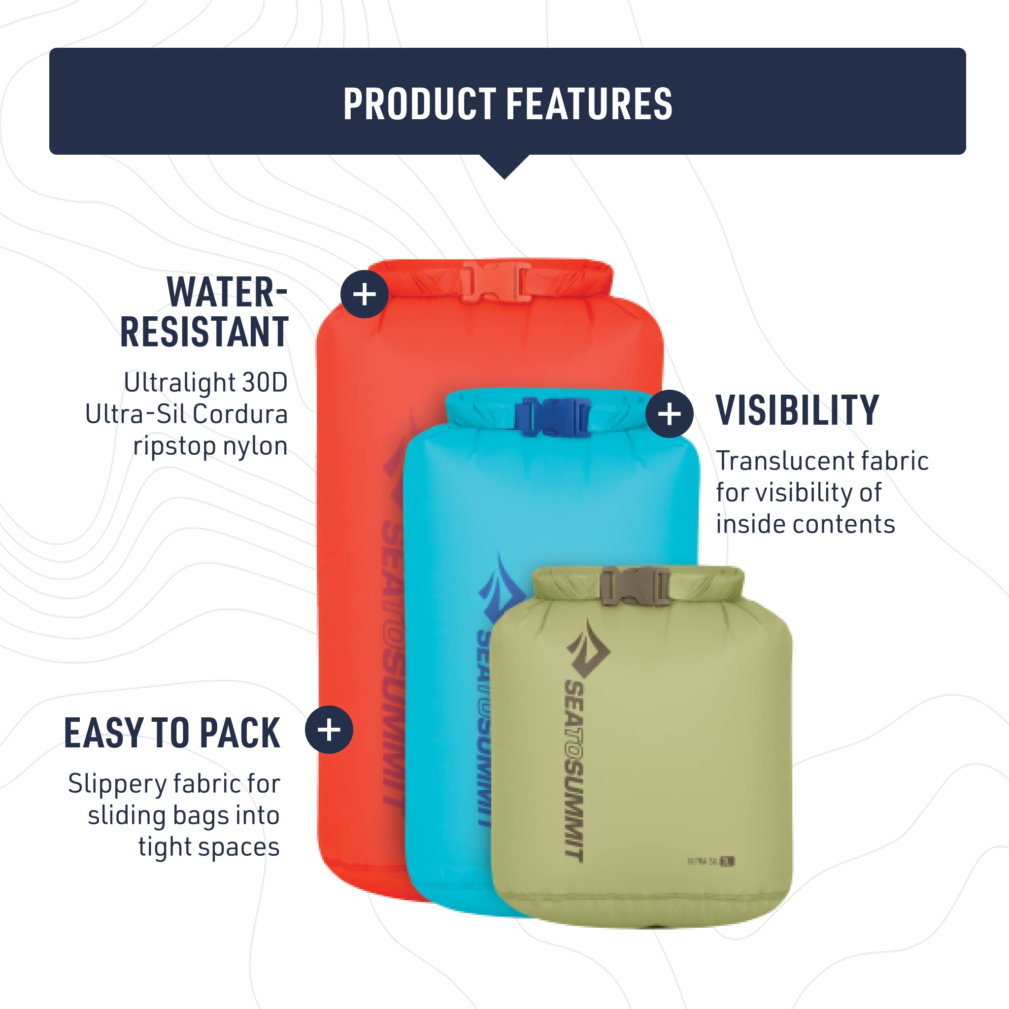 SEA TO SUMMIT - Ultra-Sil Packsack-Set Dry Bag