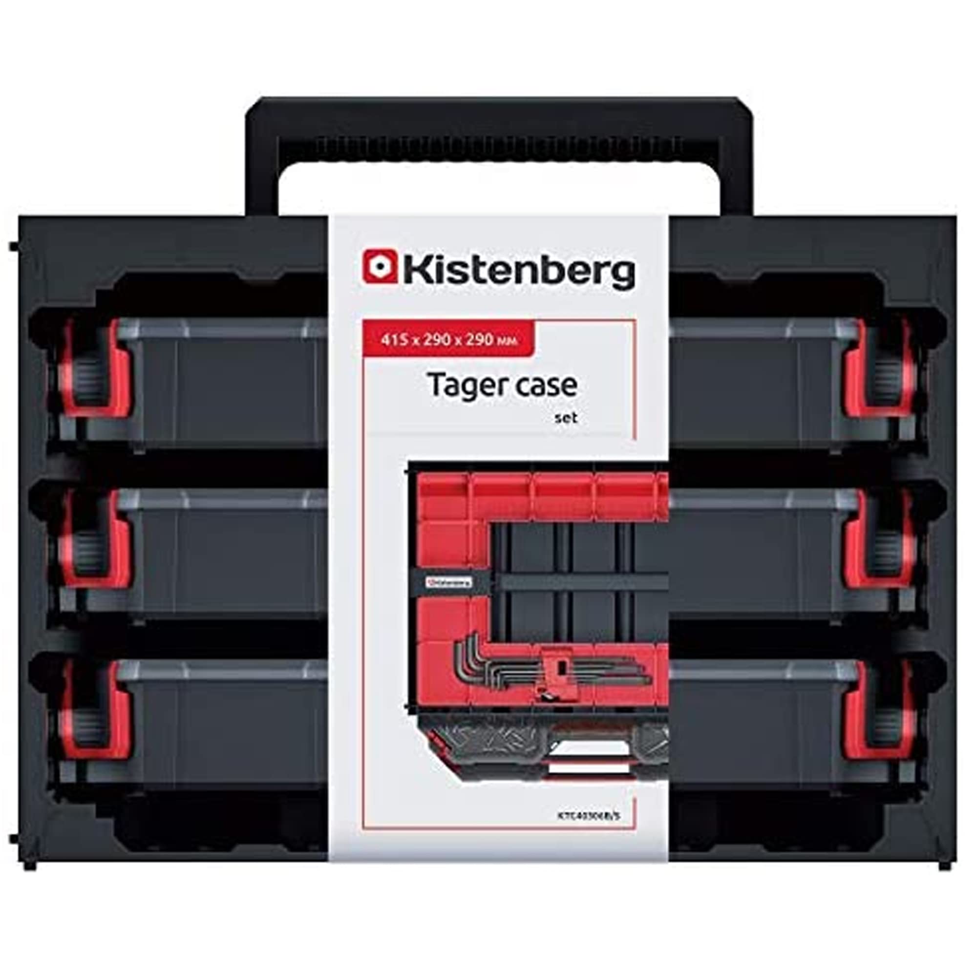 KISTENBERG ELEKTROWERKZEUGKOFFER MIT SCHWERER SCHAUMSTOFFFÜLLUNG 384 x 335 x 144