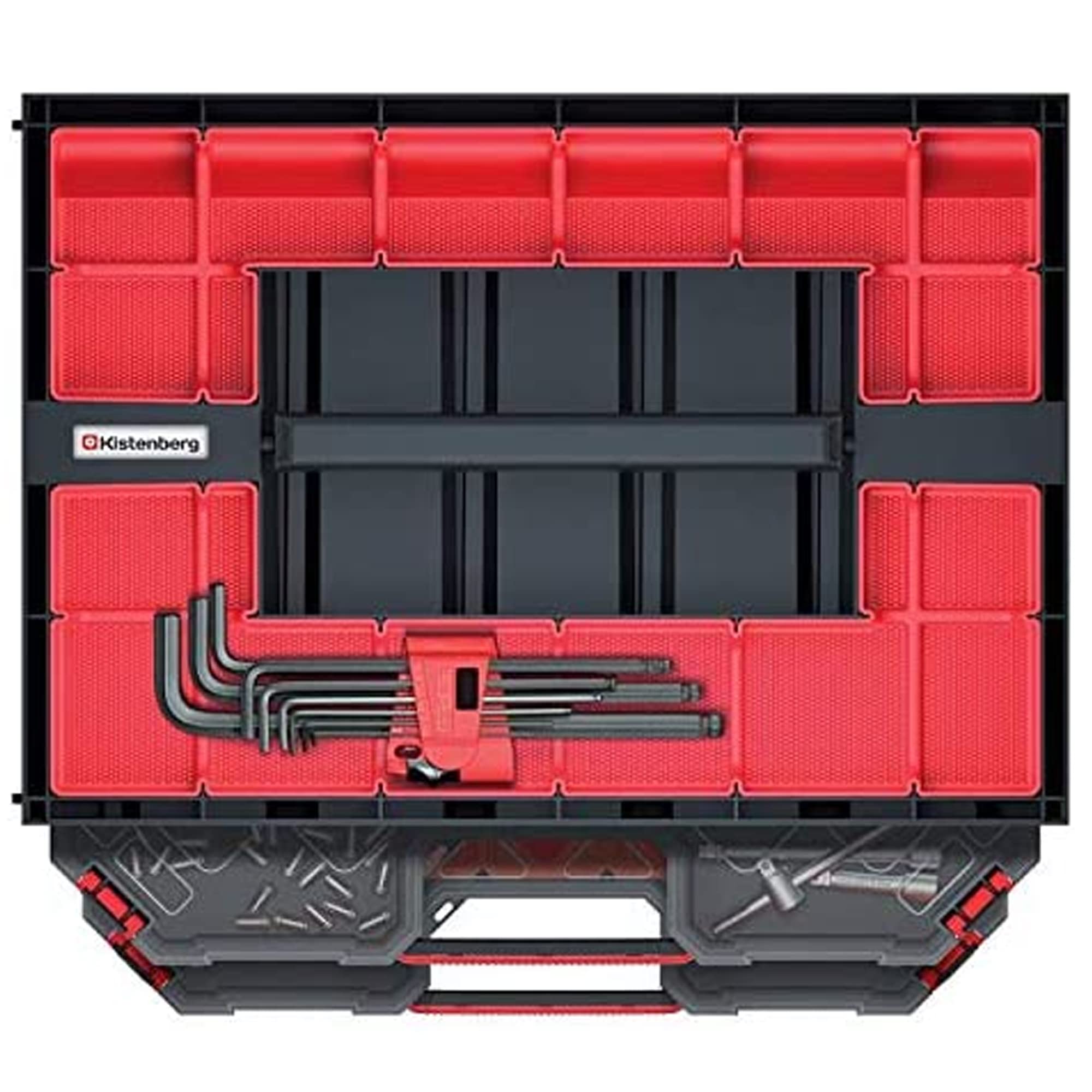 KISTENBERG ELEKTROWERKZEUGKOFFER MIT SCHWERER SCHAUMSTOFFFÜLLUNG 384 x 335 x 144
