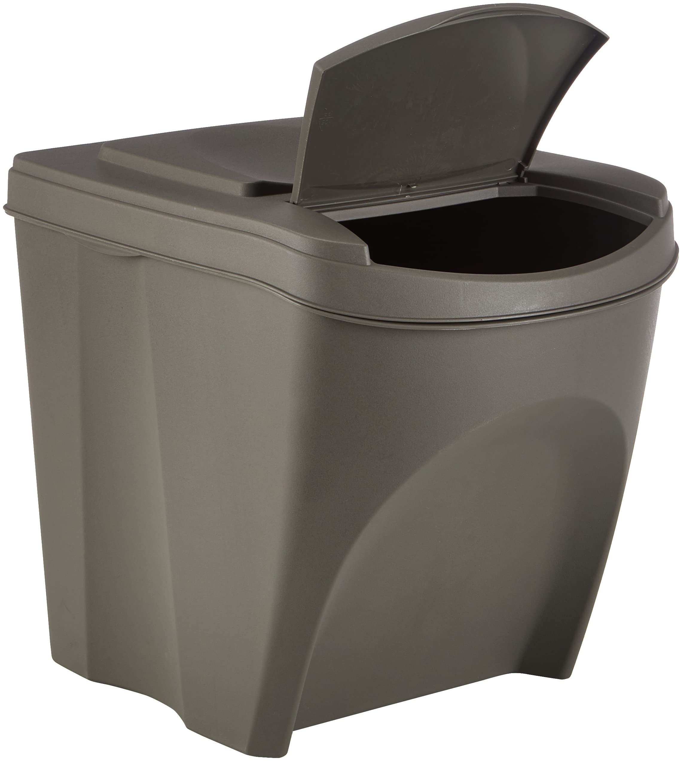 KEDEN SORTIBOX MÜLLBEHÄLTER 25L SET 3 – STEINGRAU
