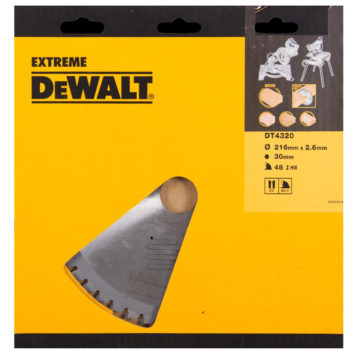 DEWALT KREISSÄGE.216x30mmx48z