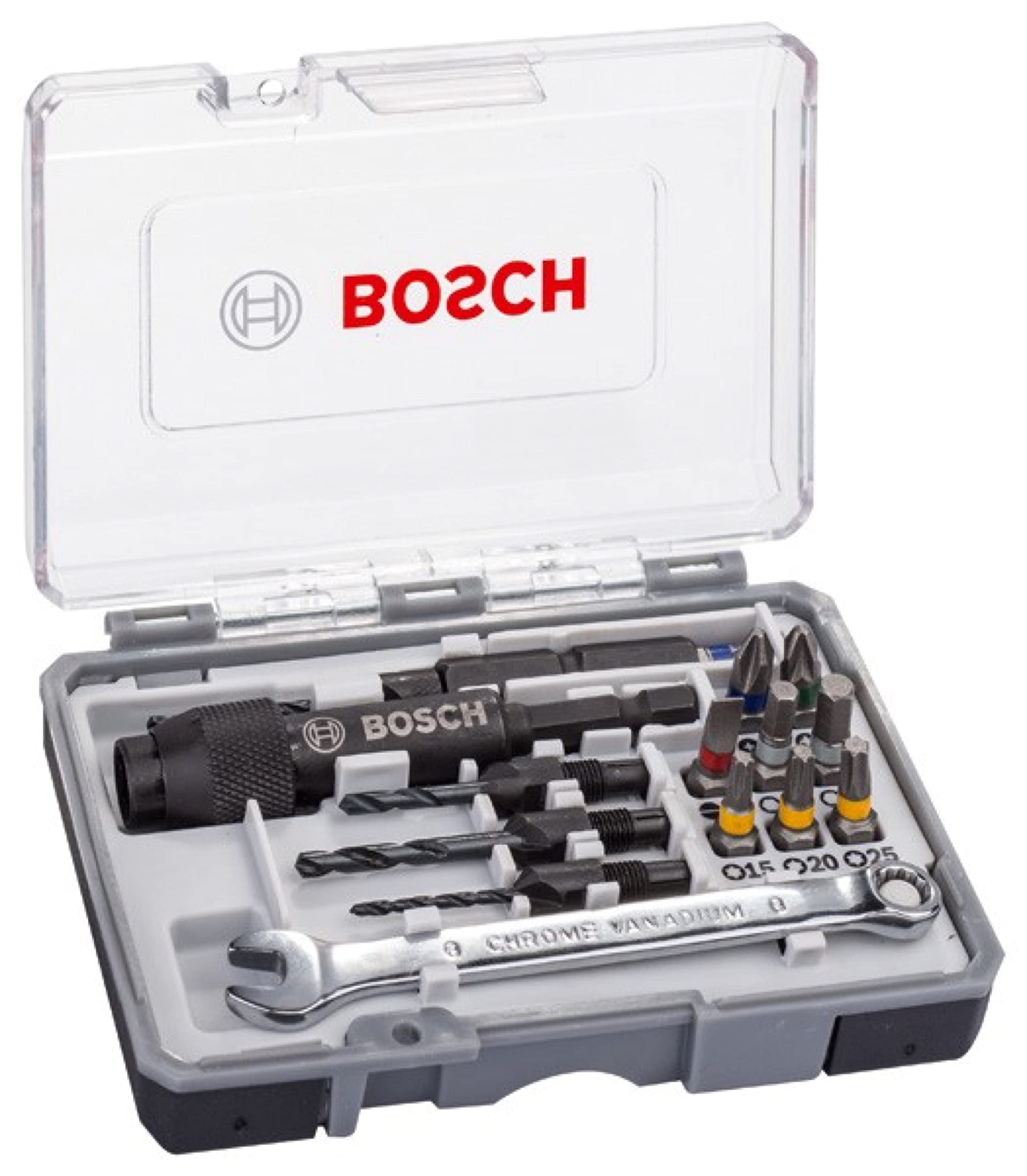 BOSCH BOHRER-SET + SPITZEN 20-tlg.