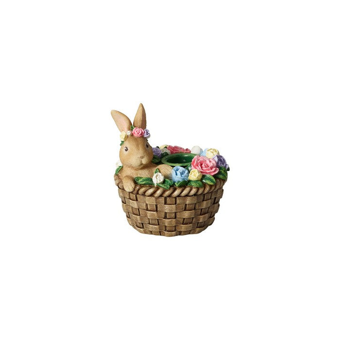 VILLEROY & BOCH Kerzenhalter Kaninchen im Korb Spring Fantasy Acc