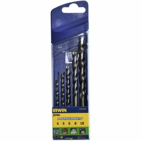 IRWIN MASONRY CONCRETE BOHRER 5 Stk. 4, 5, 6, 8, 10 mm