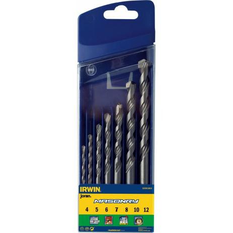 IRWIN MASONRY CONCRETE BOHRER KPL.7 Stck. 4, 5, 6, 7, 8, 10, 12 mm