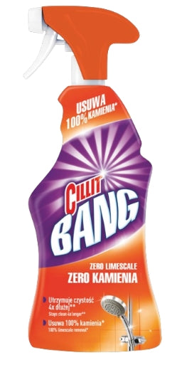 CILLIT BANG - CILLIT BANG Zero Limescale and Dirt Reinigungsspray für das Badezimmer 750 ml