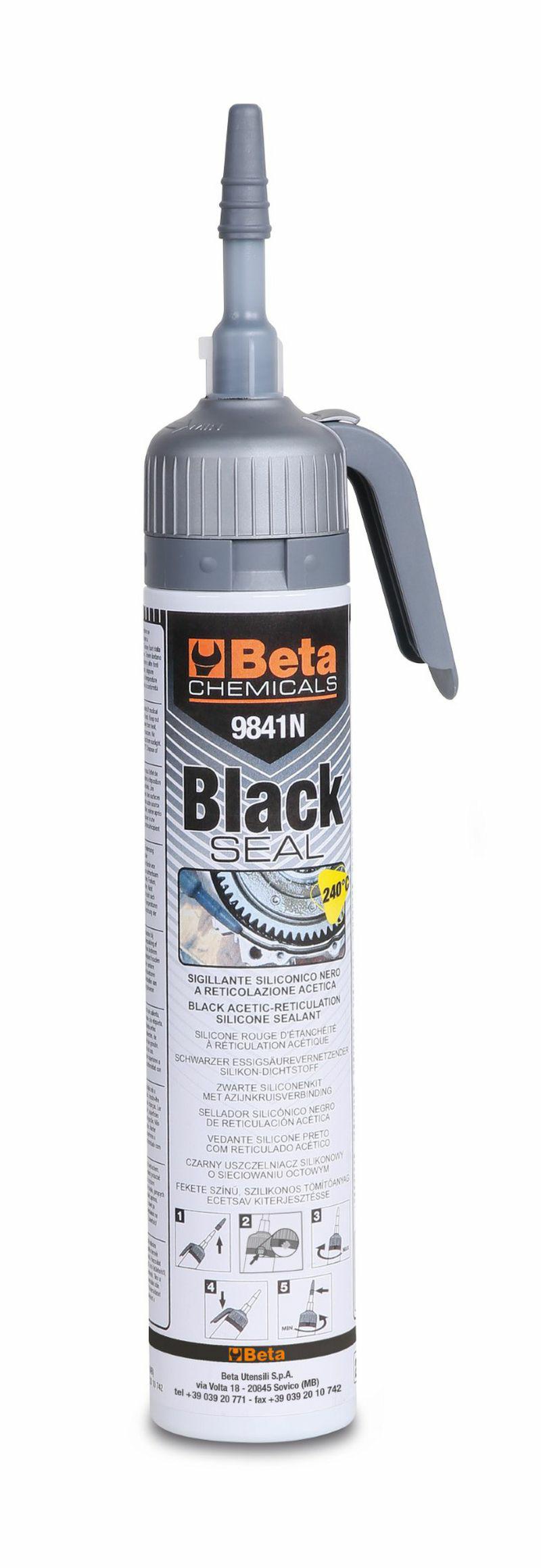 BETA-SILIKON-DICHTMITTEL, SCHWARZ, BIS ZU 240 GRAD